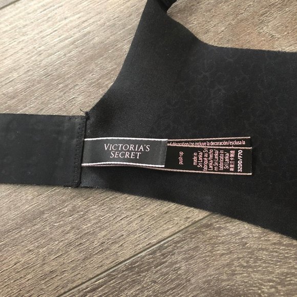 Victorias Secret VS Black Push Up Bra 32DD - Picture 8 of 12